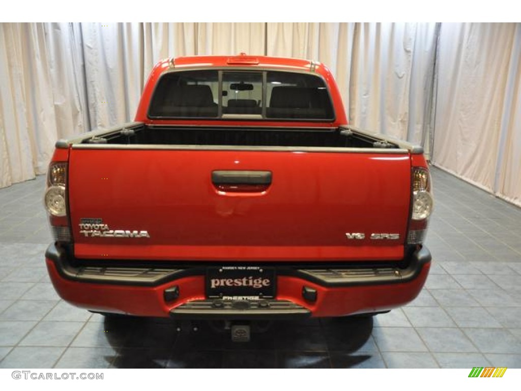 2010 Tacoma V6 SR5 TRD Sport Double Cab 4x4 - Barcelona Red Metallic / Graphite photo #18