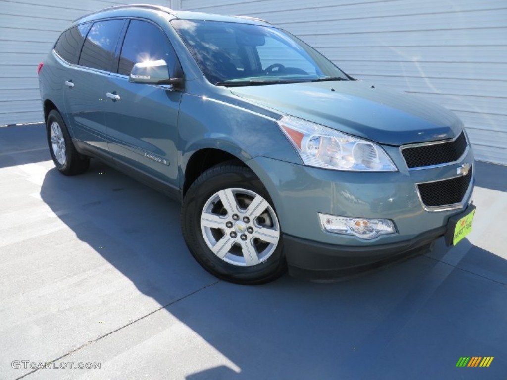 Silver Moss Metallic Chevrolet Traverse