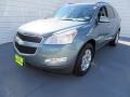 2009 Silver Moss Metallic Chevrolet Traverse LT  photo #7