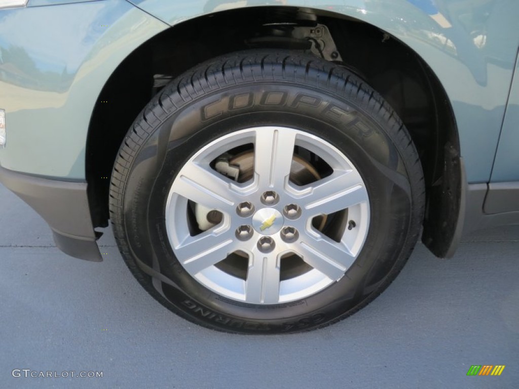 2009 Traverse LT - Silver Moss Metallic / Ebony photo #12