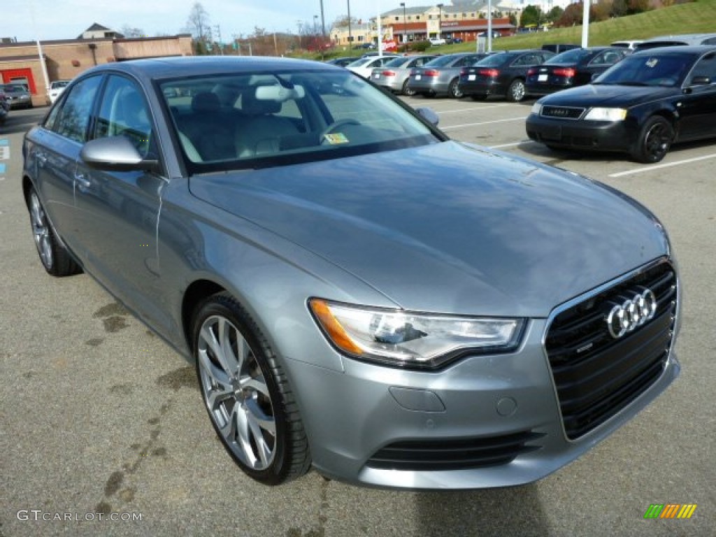 Quartz Gray Metallic 2013 Audi A6 2.0T quattro Sedan Exterior Photo #87688583