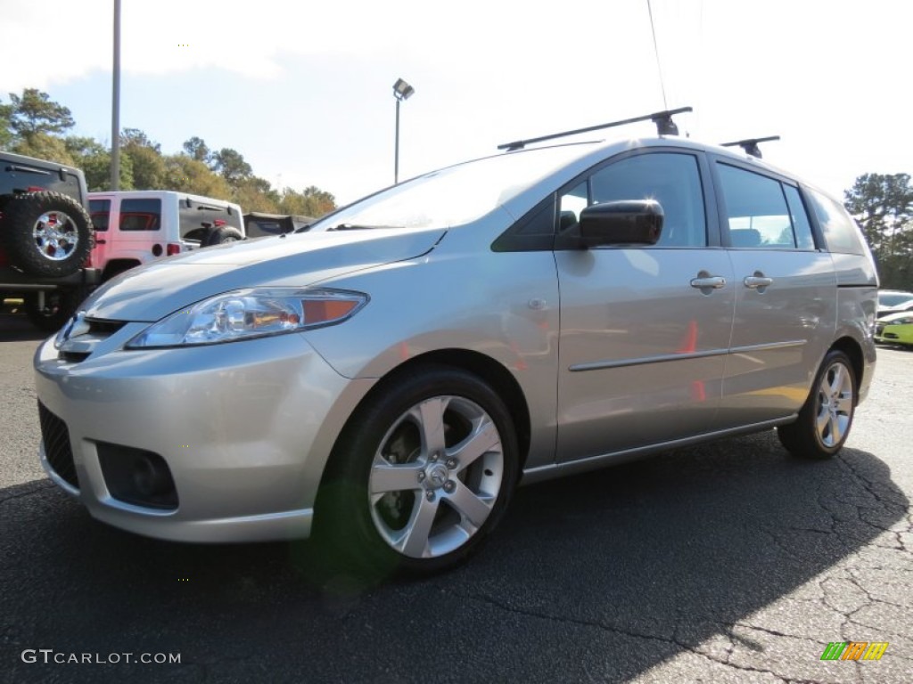 2007 MAZDA5 Sport - True Silver Metallic / Black photo #3