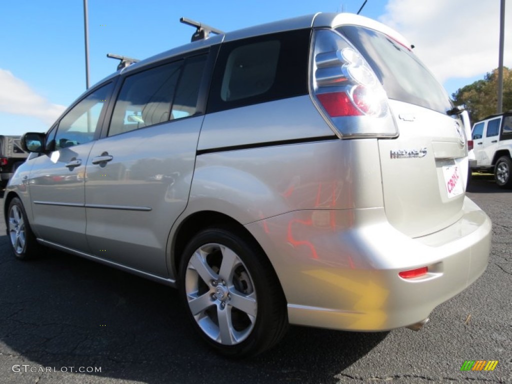 2007 MAZDA5 Sport - True Silver Metallic / Black photo #5