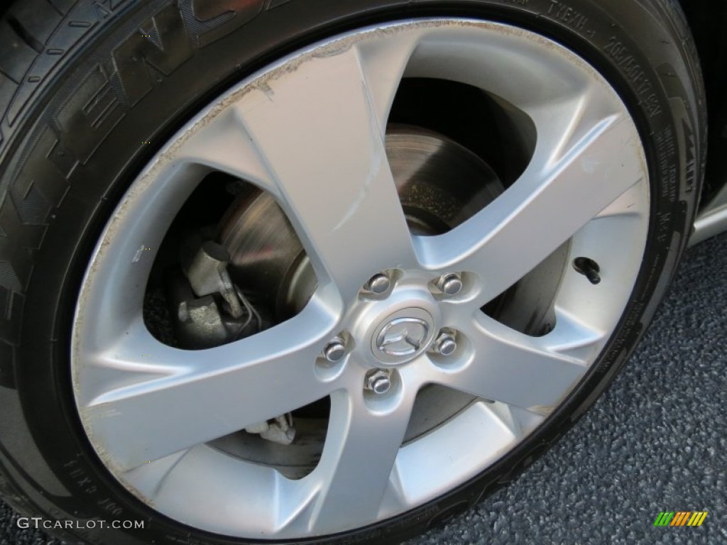 2007 MAZDA5 Sport - True Silver Metallic / Black photo #9