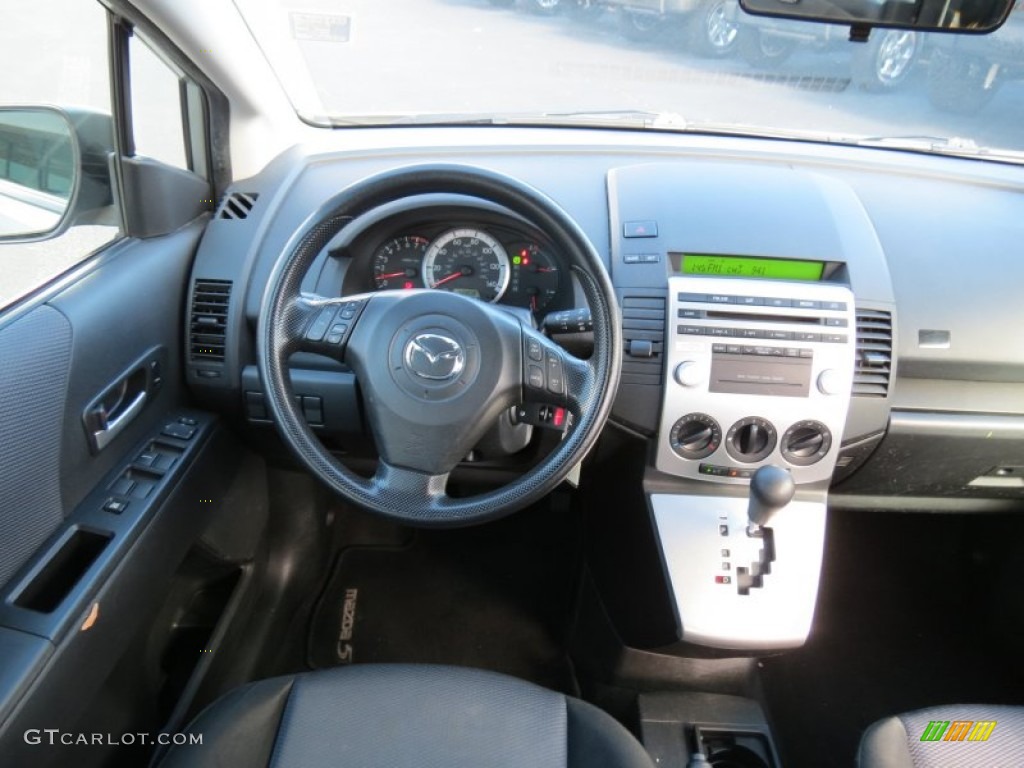 2007 MAZDA5 Sport - True Silver Metallic / Black photo #17