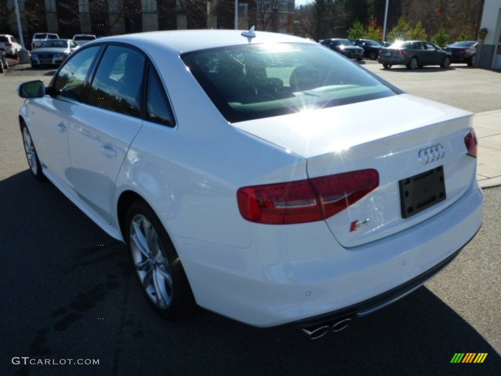 2014 S4 Premium plus 3.0 TFSI quattro - Ibis White / Black/Lunar Silver photo #2