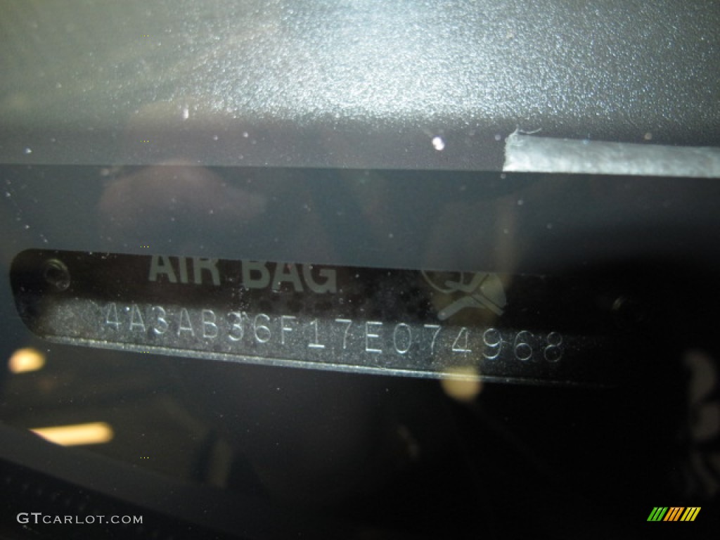 2007 Galant ES - Satin Mesai Gray Pearl / Gray photo #37