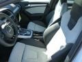 Black/Lunar Silver Front Seat Photo for 2014 Audi S4 #87689762