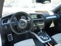 Black/Lunar Silver 2014 Audi S4 Premium plus 3.0 TFSI quattro Interior Color