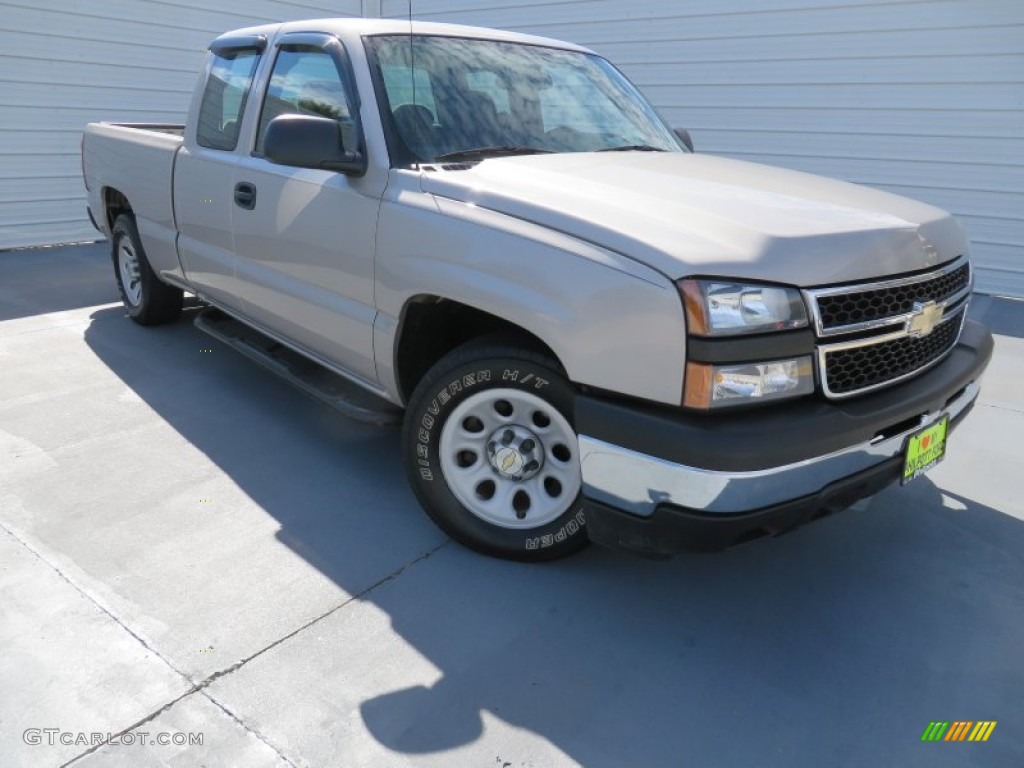 2006 Silverado 1500 Extended Cab - Silver Birch Metallic / Medium Gray photo #2