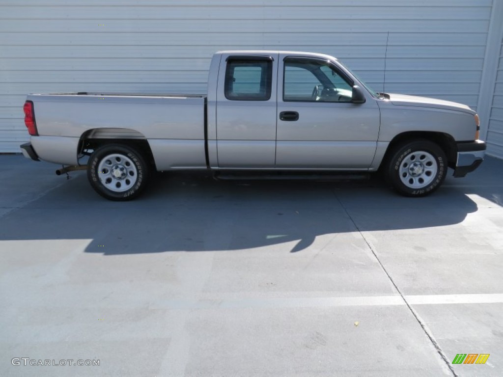 2006 Silverado 1500 Extended Cab - Silver Birch Metallic / Medium Gray photo #3