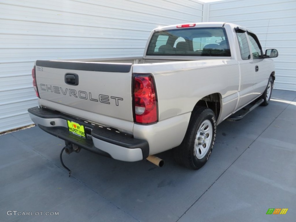 2006 Silverado 1500 Extended Cab - Silver Birch Metallic / Medium Gray photo #4