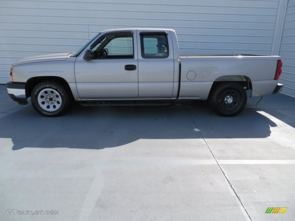 2006 Silverado 1500 Extended Cab - Silver Birch Metallic / Medium Gray photo #6
