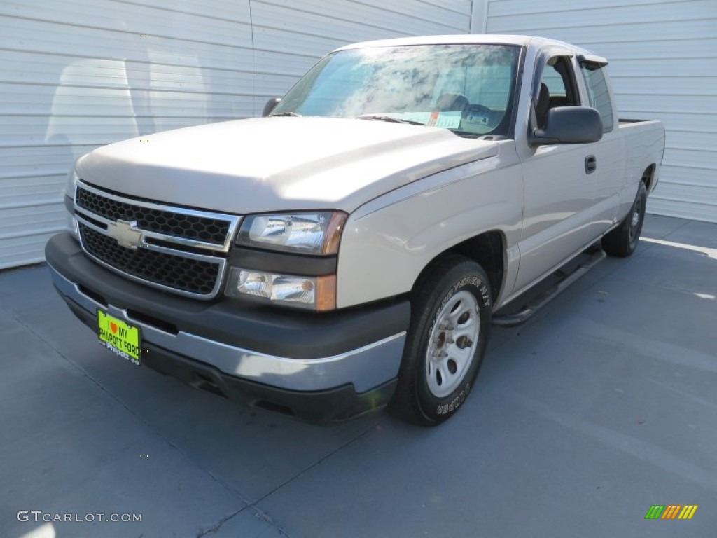 2006 Silverado 1500 Extended Cab - Silver Birch Metallic / Medium Gray photo #7