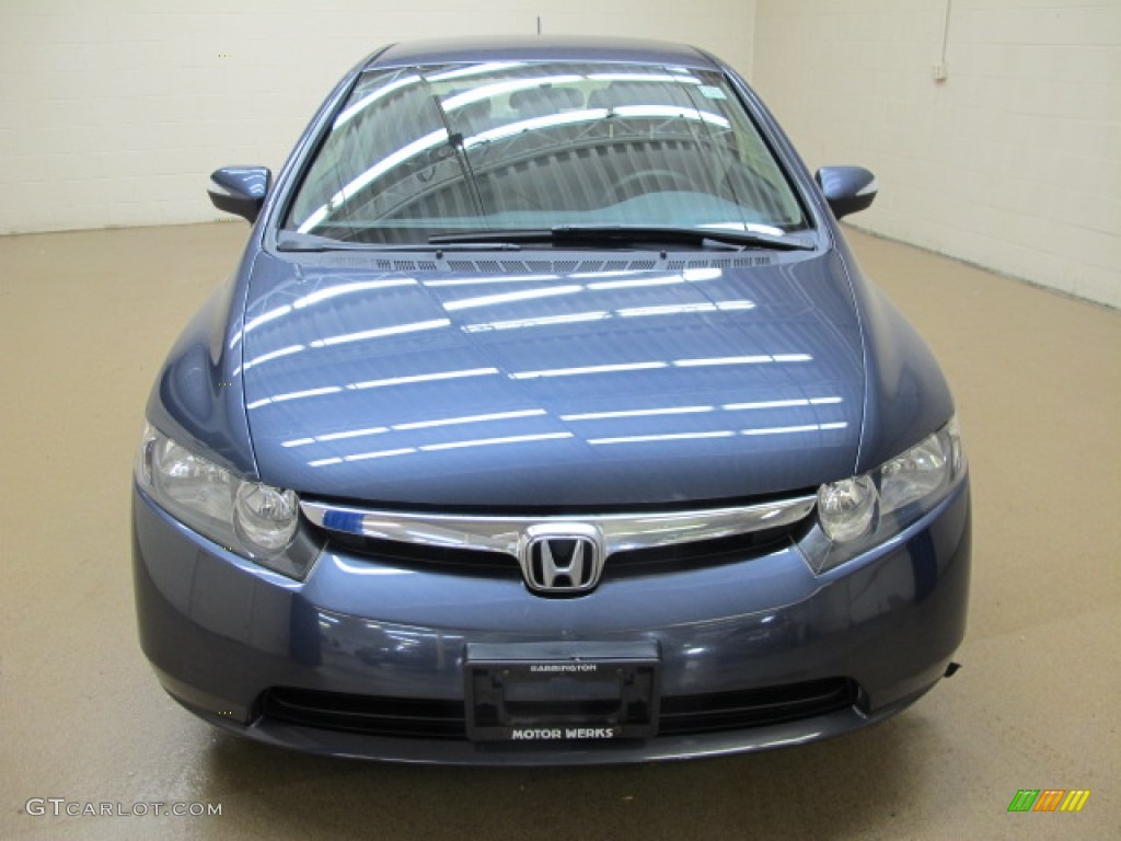 2006 Civic Hybrid Sedan - Magnetic Pearl / Blue photo #2