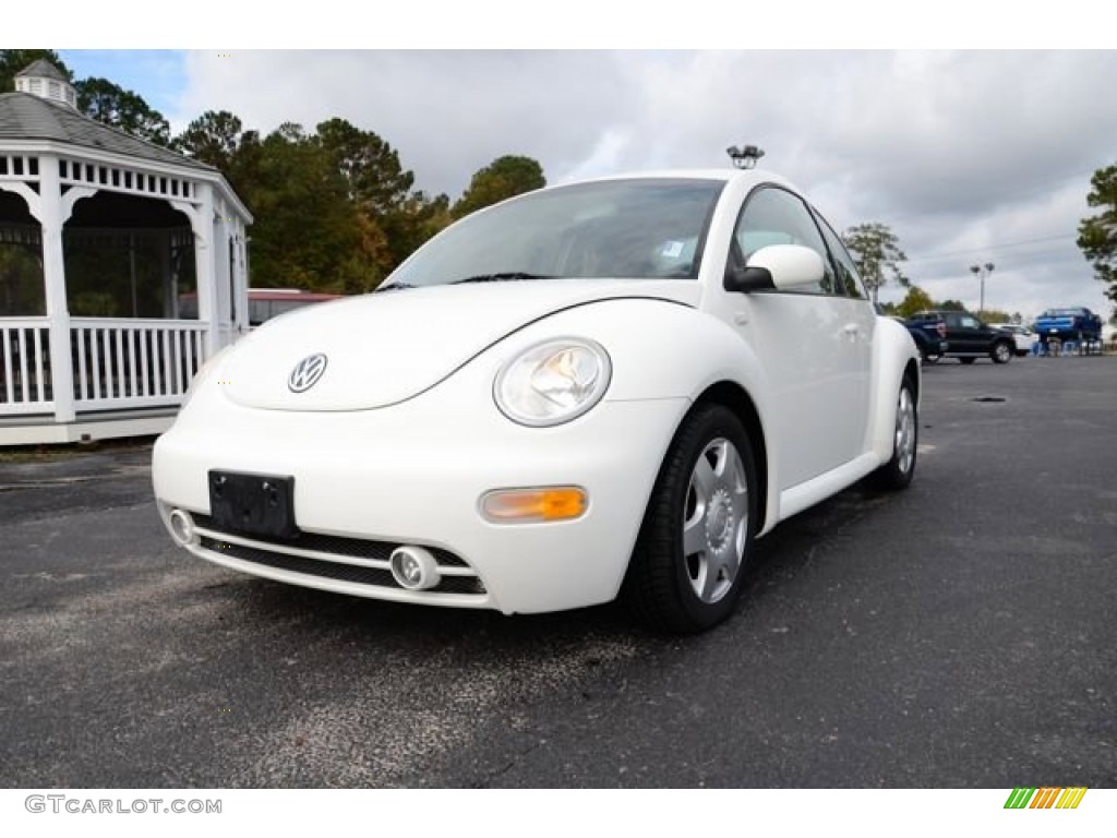 2001 New Beetle GLS Coupe - Cool White / Black photo #1