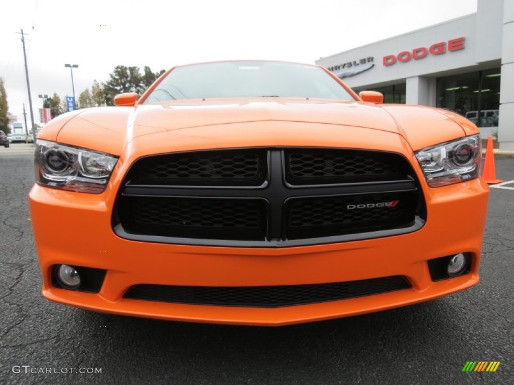 2014 Charger R/T - Header Orange / Black photo #2