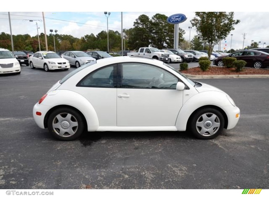2001 New Beetle GLS Coupe - Cool White / Black photo #4