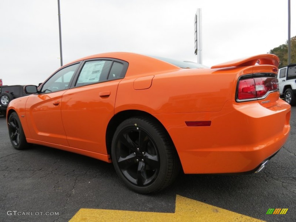 2014 Charger R/T - Header Orange / Black photo #5