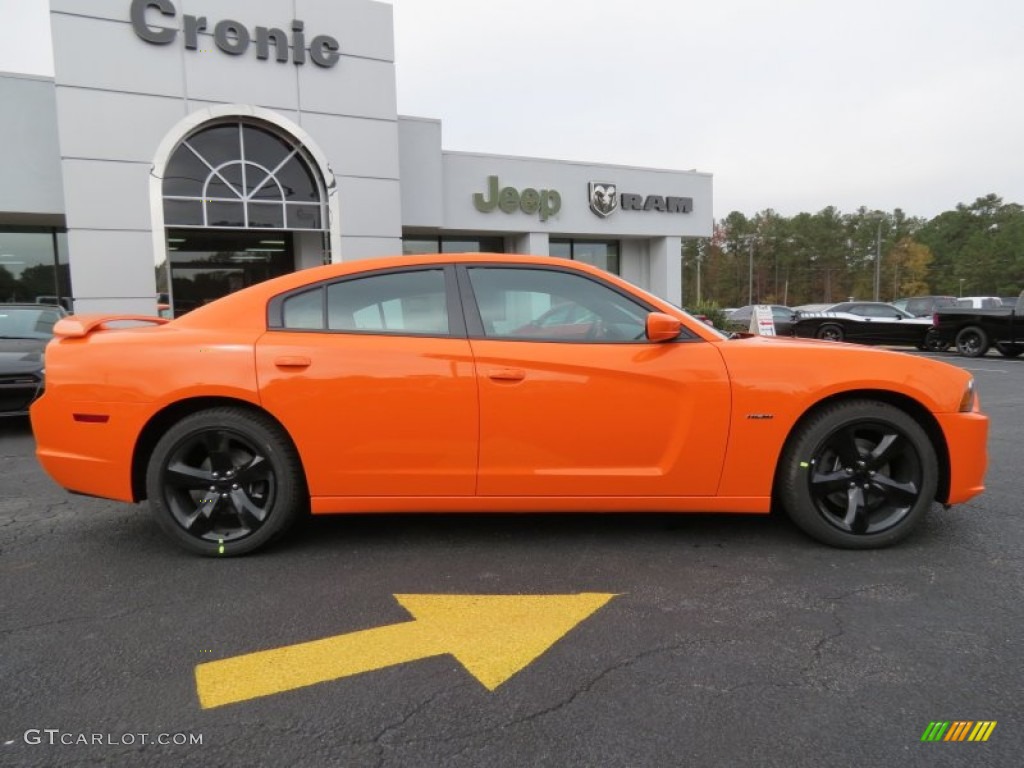 2014 Charger R/T - Header Orange / Black photo #8