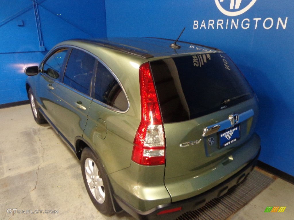 2009 CR-V EX-L 4WD - Green Tea Metallic / Ivory photo #7