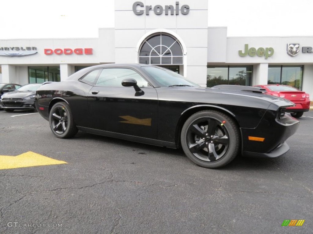 2014 Challenger R/T Blacktop - Black / Dark Slate Gray photo #1