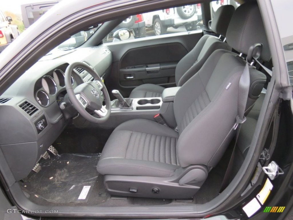 2014 Dodge Challenger R/T Blacktop Front Seat Photo #87693869