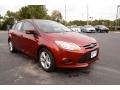 2014 Ruby Red Ford Focus SE Hatchback  photo #3