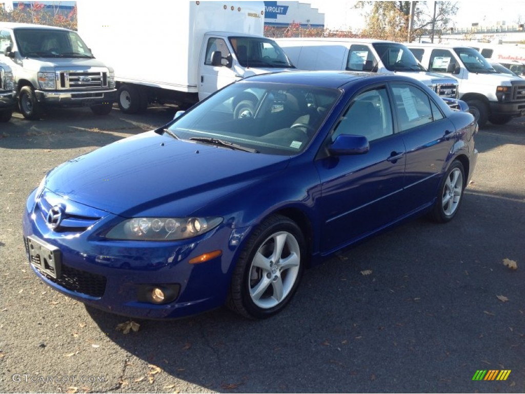 2006 MAZDA6 s Sport Sedan - Lapis Blue Metallic / Black photo #3