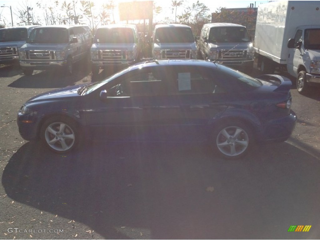 2006 MAZDA6 s Sport Sedan - Lapis Blue Metallic / Black photo #4