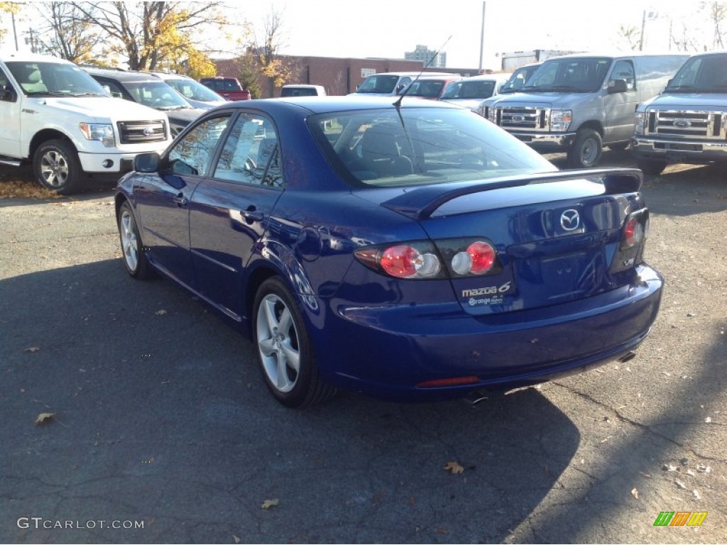 2006 MAZDA6 s Sport Sedan - Lapis Blue Metallic / Black photo #5