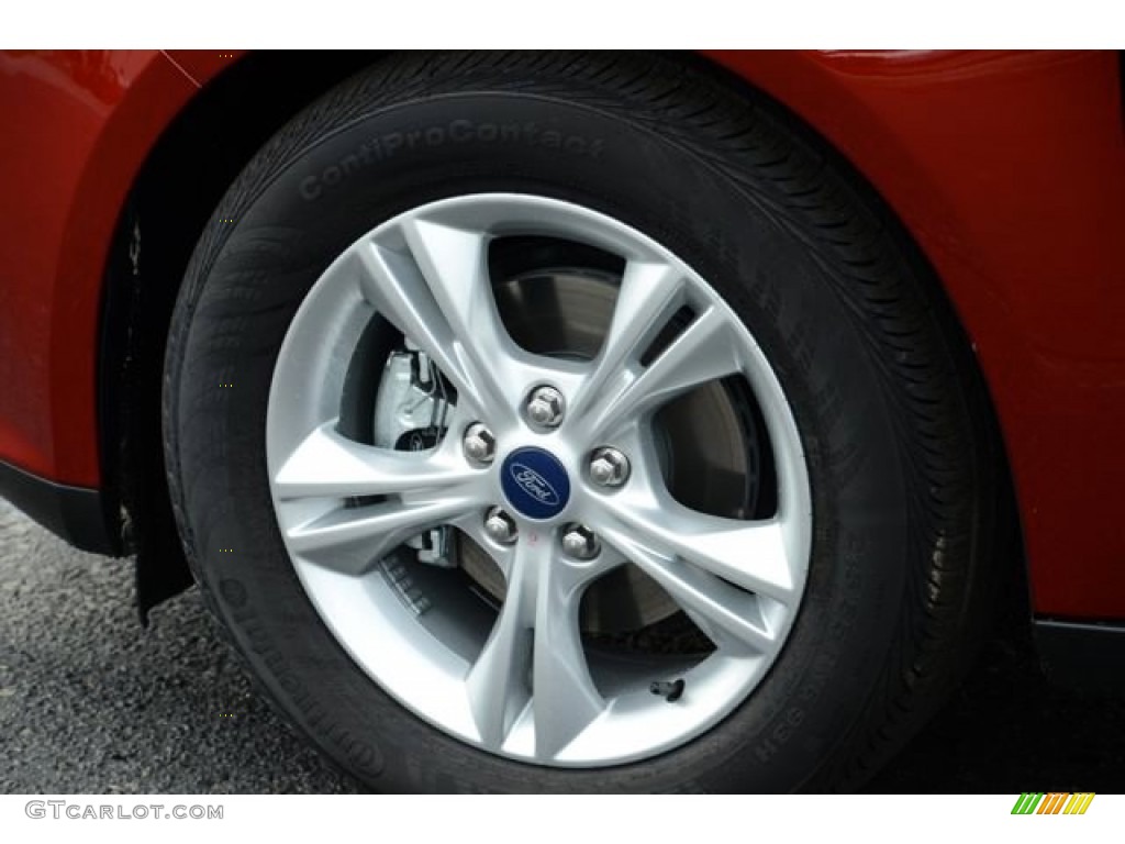 2014 Focus SE Hatchback - Ruby Red / Medium Light Stone photo #10