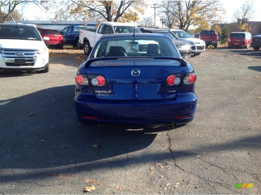 2006 MAZDA6 s Sport Sedan - Lapis Blue Metallic / Black photo #6