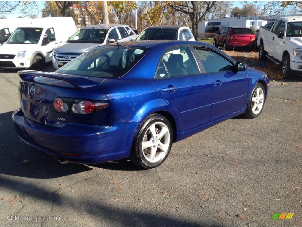 2006 MAZDA6 s Sport Sedan - Lapis Blue Metallic / Black photo #7