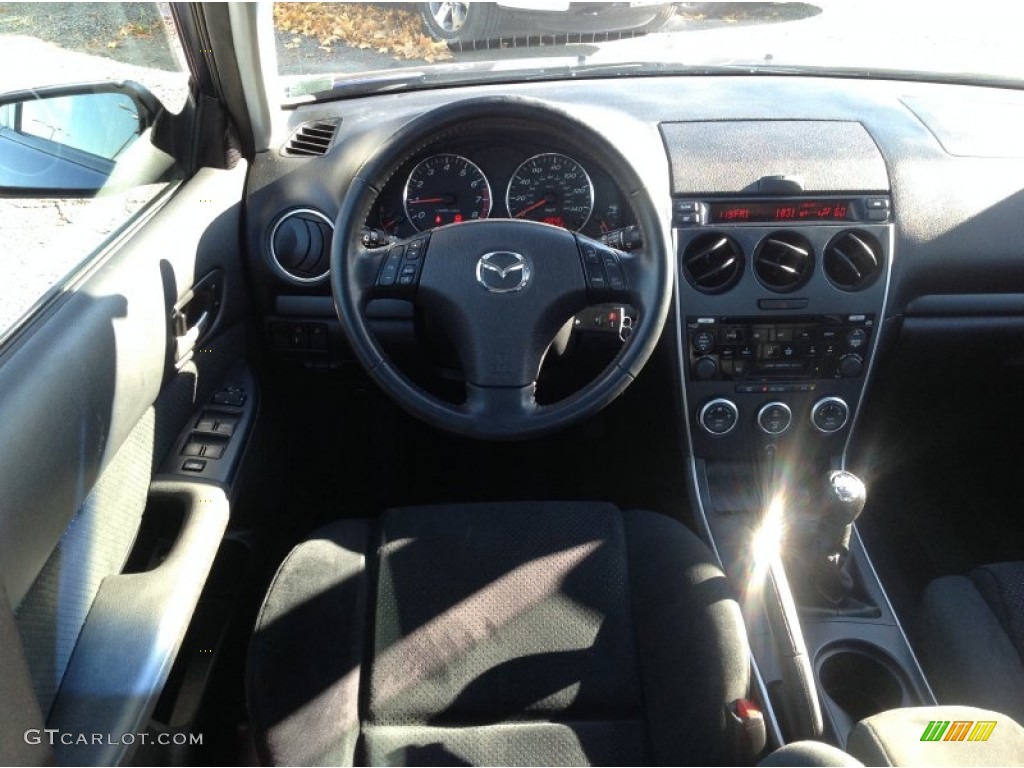 2006 MAZDA6 s Sport Sedan - Lapis Blue Metallic / Black photo #10