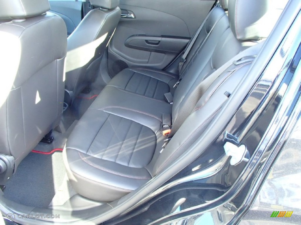 2014 Chevrolet Sonic RS Hatchback Rear Seat Photo #87696776