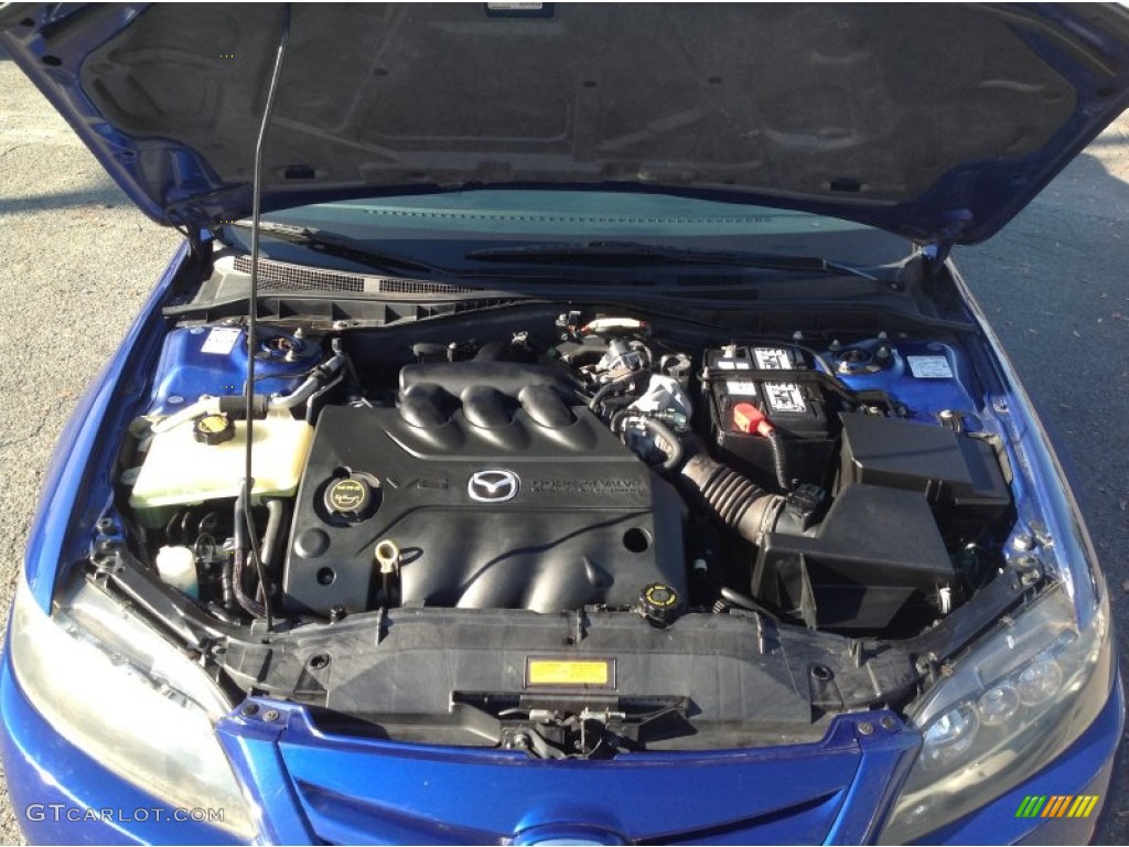 2006 MAZDA6 s Sport Sedan - Lapis Blue Metallic / Black photo #22
