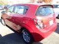 2013 Crystal Red Tintcoat Chevrolet Sonic LT Hatch  photo #2