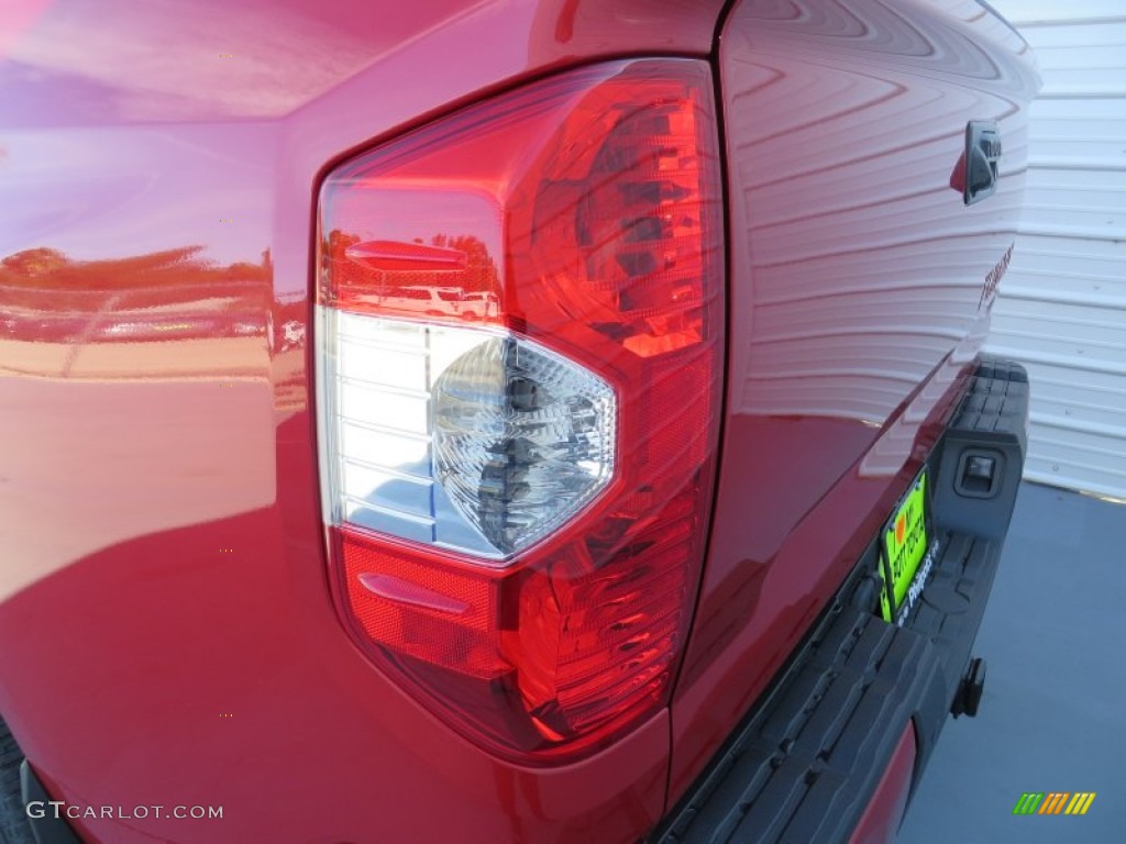 2014 Tundra Platinum Crewmax - Barcelona Red Metallic / Black photo #15