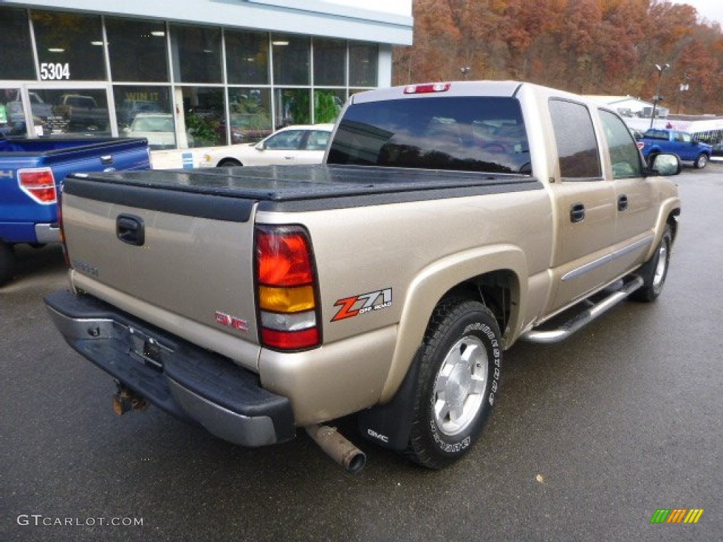 2005 Sierra 1500 SLT Crew Cab 4x4 - Sand Beige Metallic / Neutral photo #2