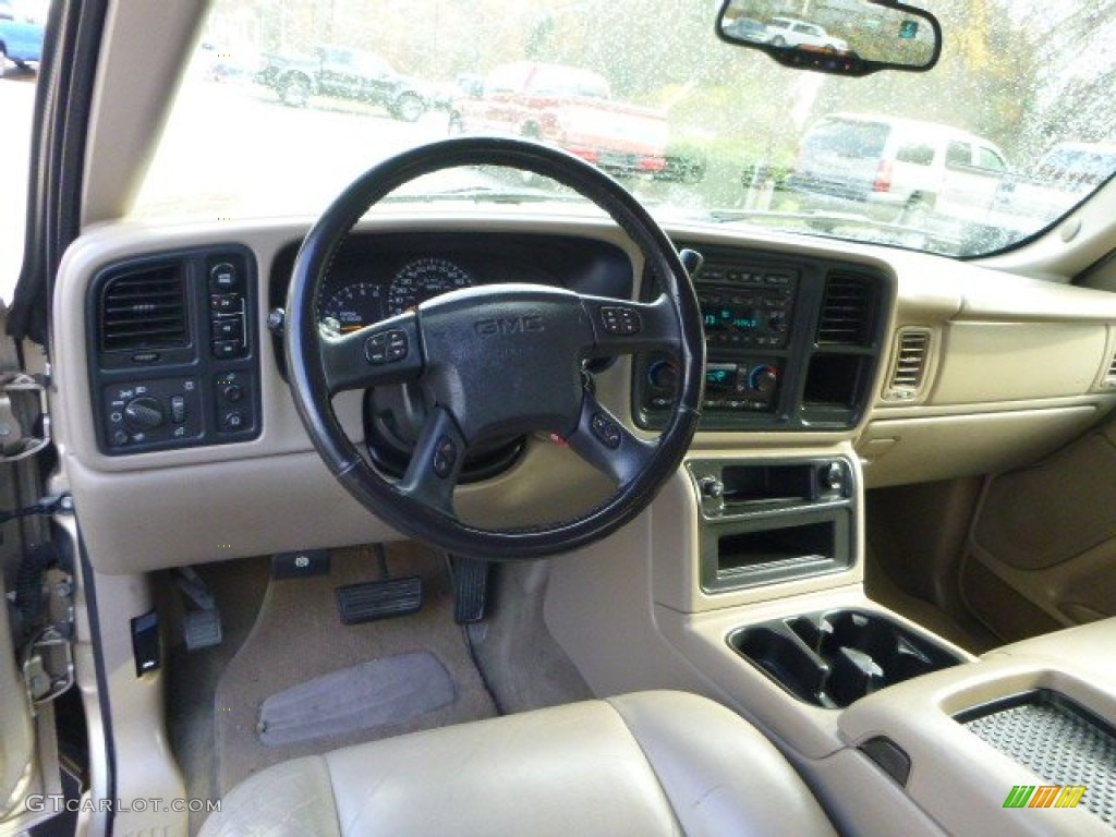 2005 Sierra 1500 SLT Crew Cab 4x4 - Sand Beige Metallic / Neutral photo #18