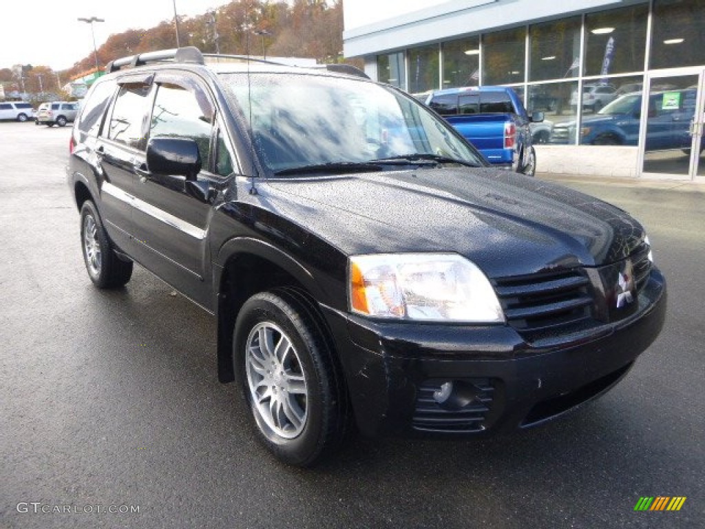 2004 Endeavor Limited AWD - Kalapana Black / Charcoal Gray photo #8