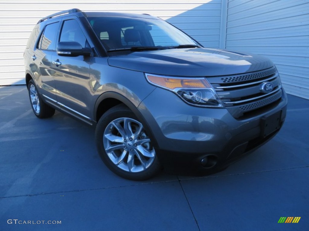 2014 Explorer Limited - Sterling Gray / Charcoal Black photo #2