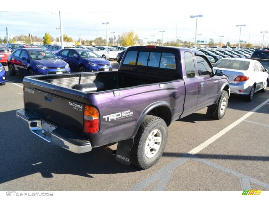 1998 Tacoma V6 TRD Extended Cab 4x4 - Mystic Purple Mica / Gray photo #2