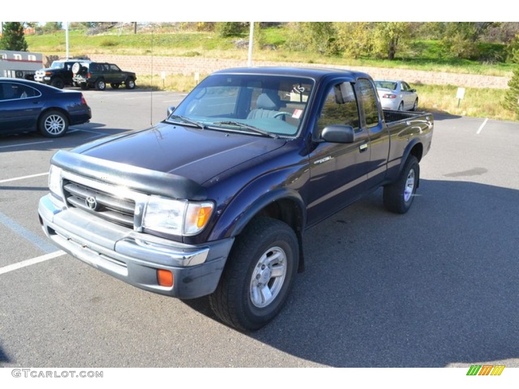 1998 Tacoma V6 TRD Extended Cab 4x4 - Mystic Purple Mica / Gray photo #4