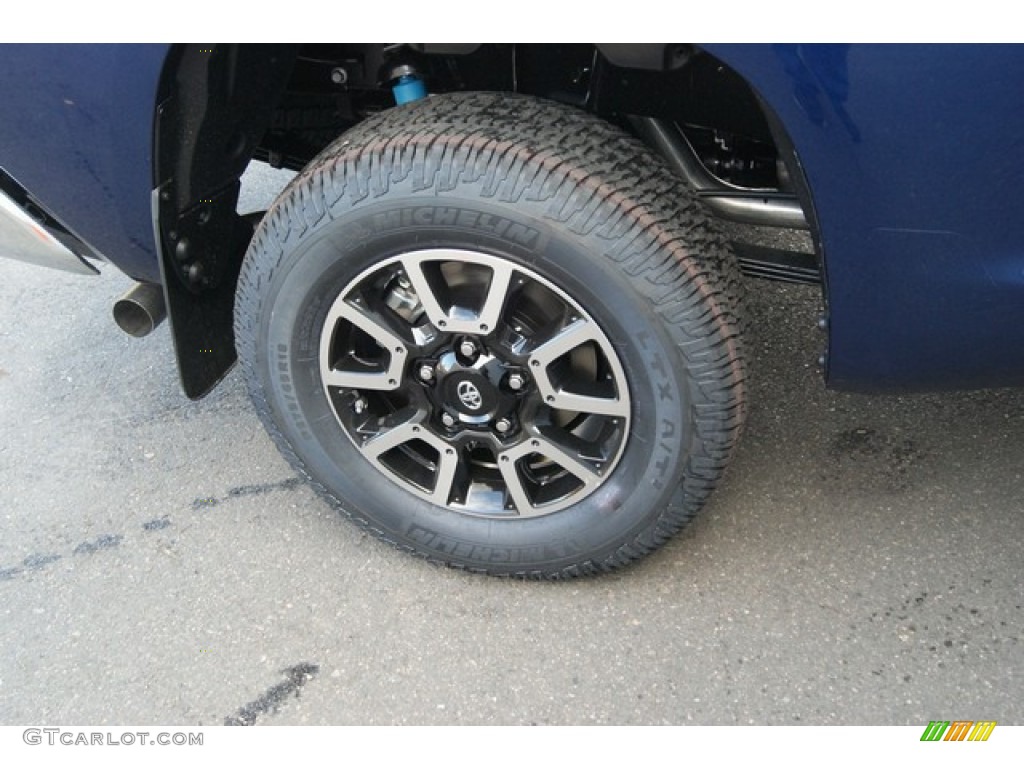 2014 Tundra SR5 TRD Double Cab 4x4 - Blue Ribbon Metallic / Black photo #10