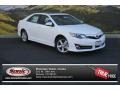 2014 Super White Toyota Camry SE  photo #1