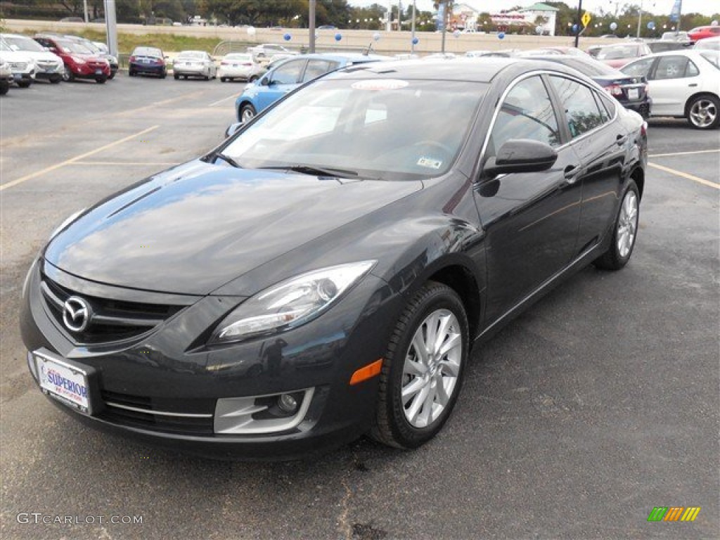2012 MAZDA6 i Touring Sedan - Ebony Black / Black photo #1
