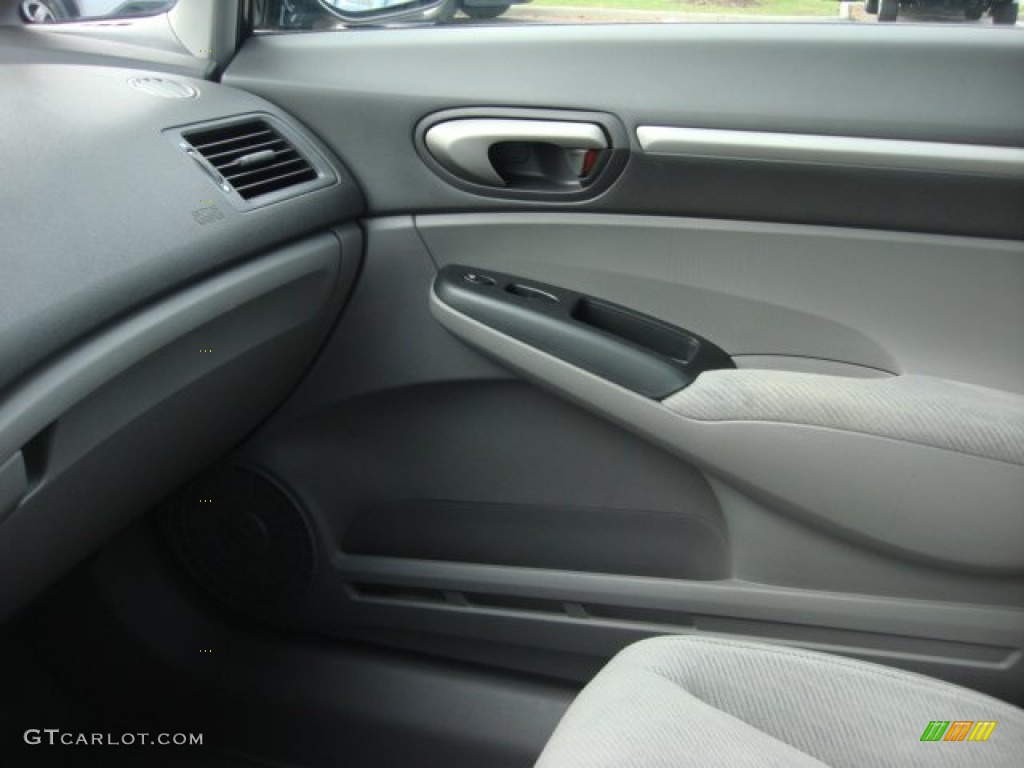 2010 Civic EX Sedan - Crystal Black Pearl / Gray photo #23