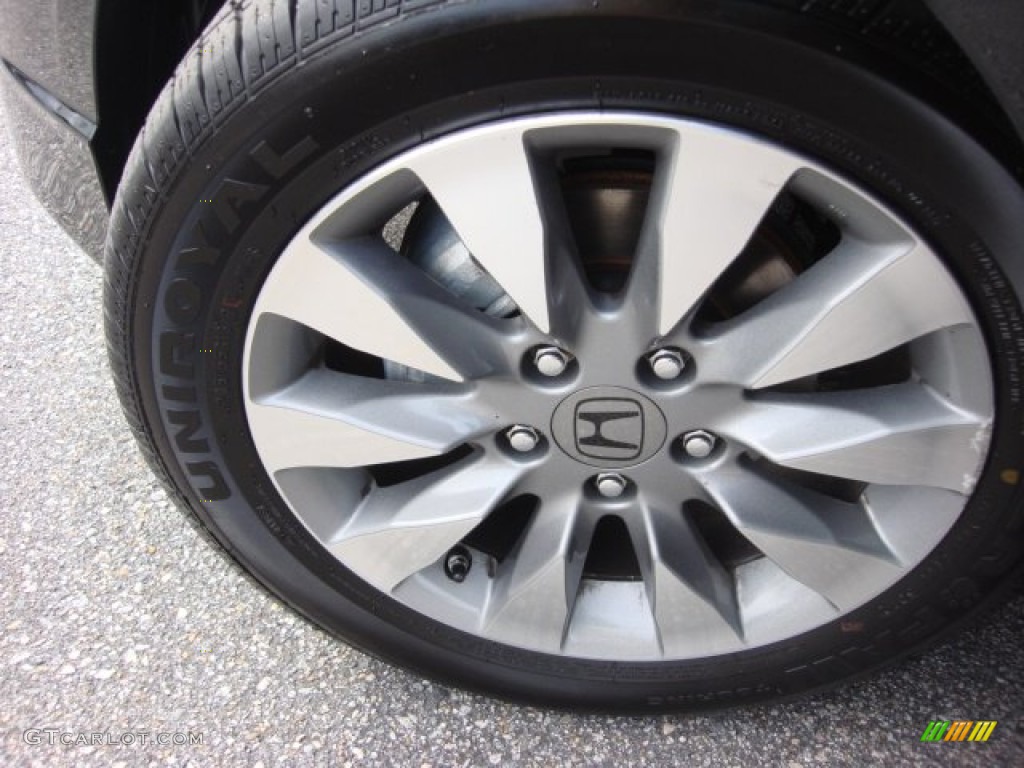 2010 Civic EX Sedan - Crystal Black Pearl / Gray photo #24